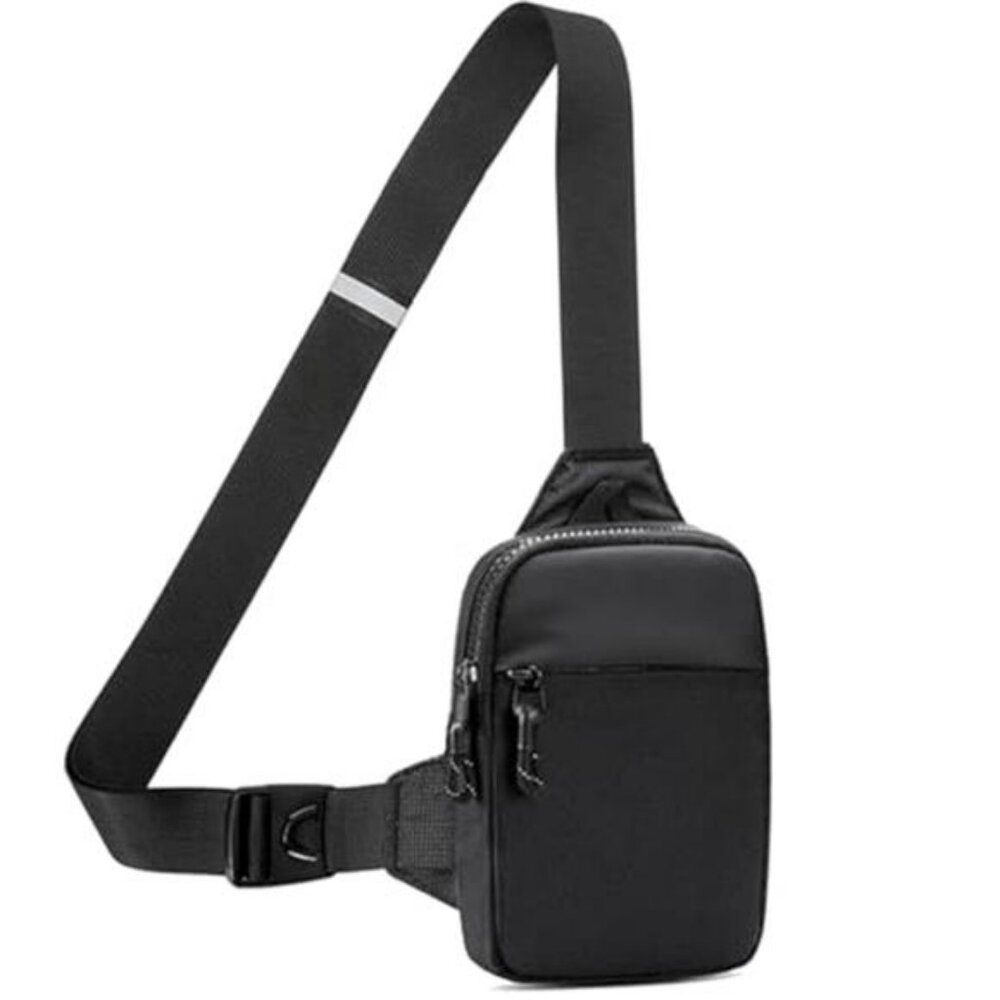 Mini Sling Bag for Men Crossbody Chest Bag Casual Waterproof 8 x5.3 x 1.2 inch